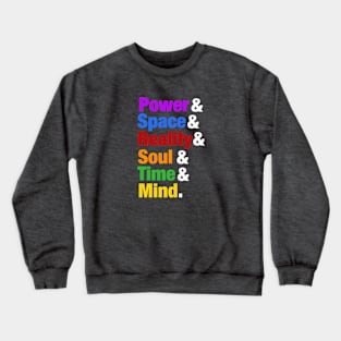 Helvetica Infinity Stones Crewneck Sweatshirt